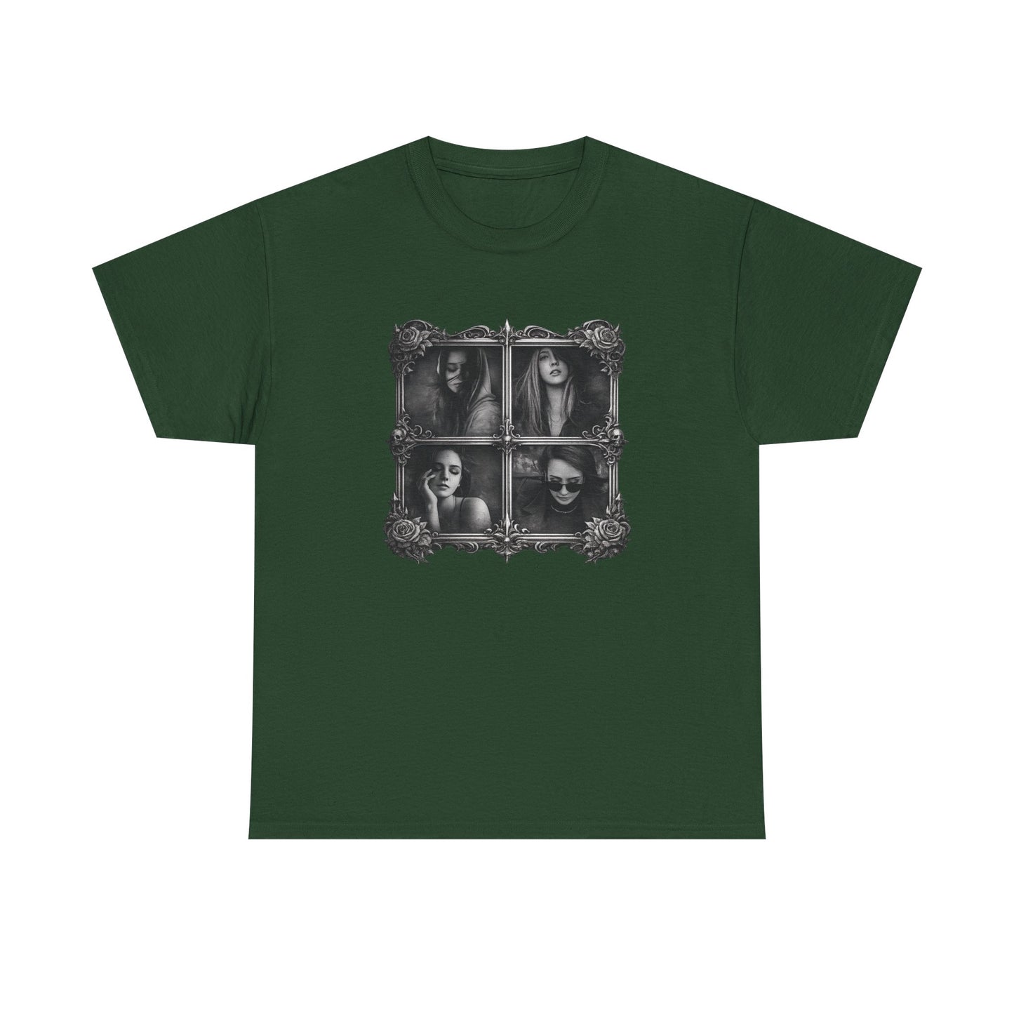 Framed Silence Portrait T-Shirt | Eco-Limited