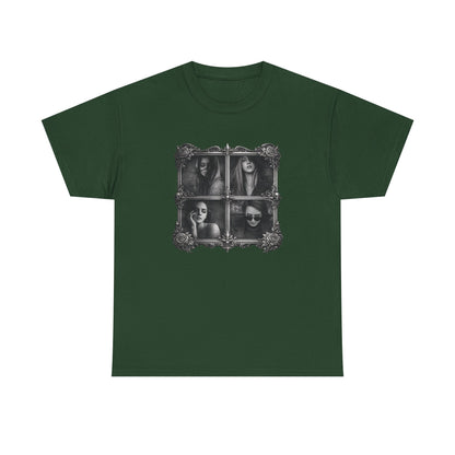 Framed Silence Portrait T-Shirt | Eco-Limited