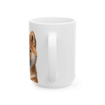 Shiba Inu Puppy Ceramic Mug (11oz, 15oz)