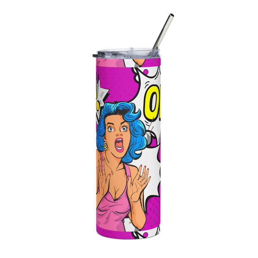 Pop Art 'OMG' 20oz Stainless Tumbler
