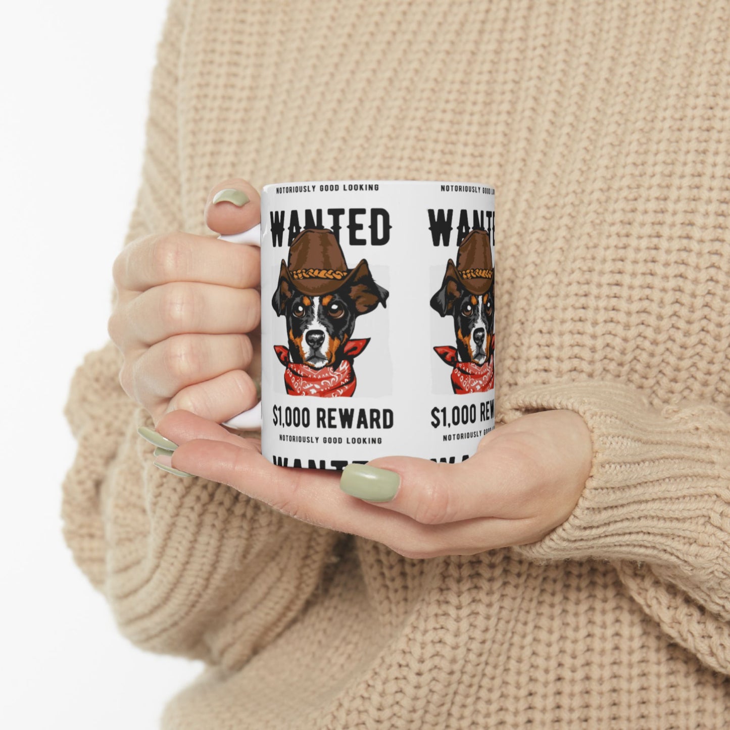 Cowboy Bandana Ceramic Coffee Cup (11oz/15oz)