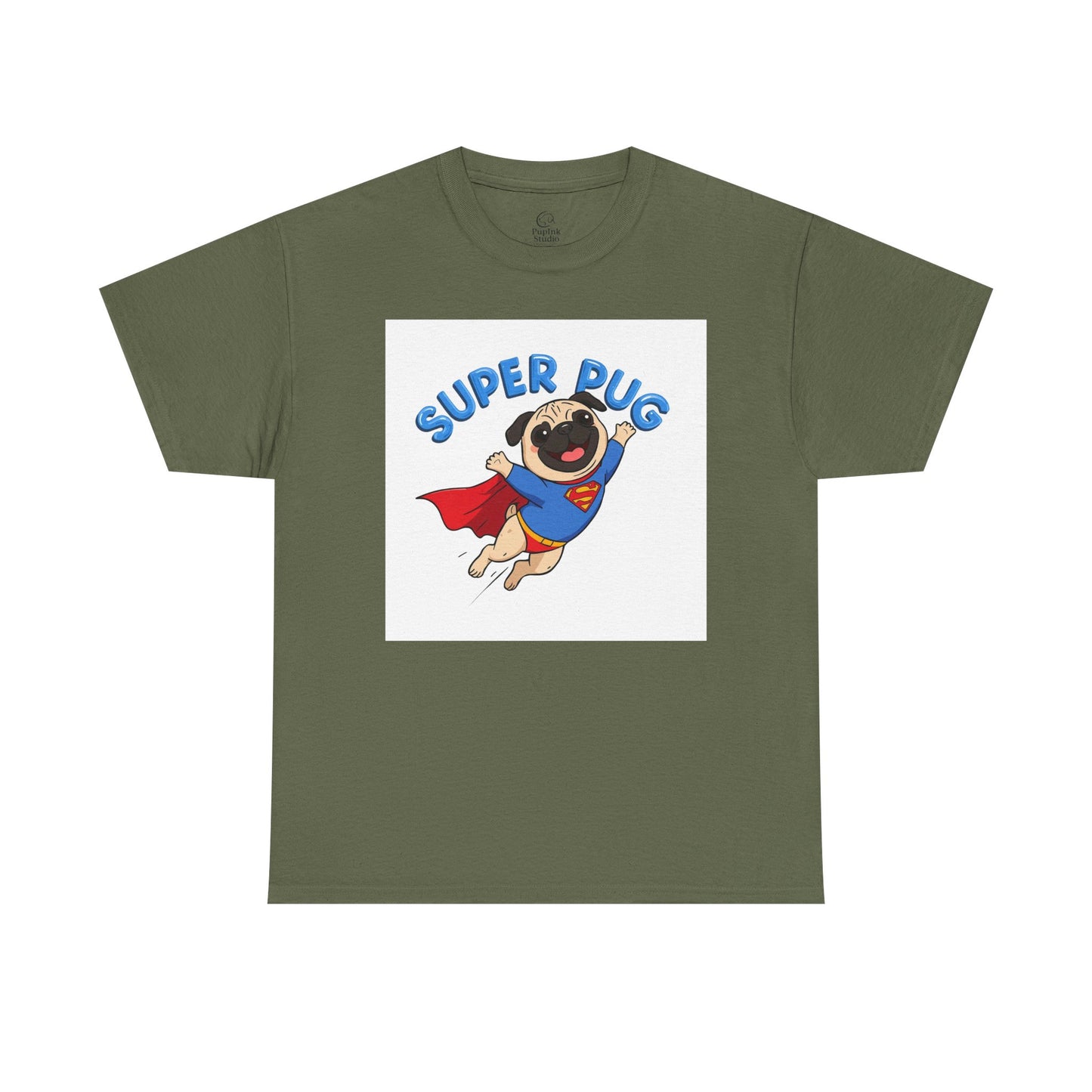 Super Pug Hero T-Shirt | Eco-Limited