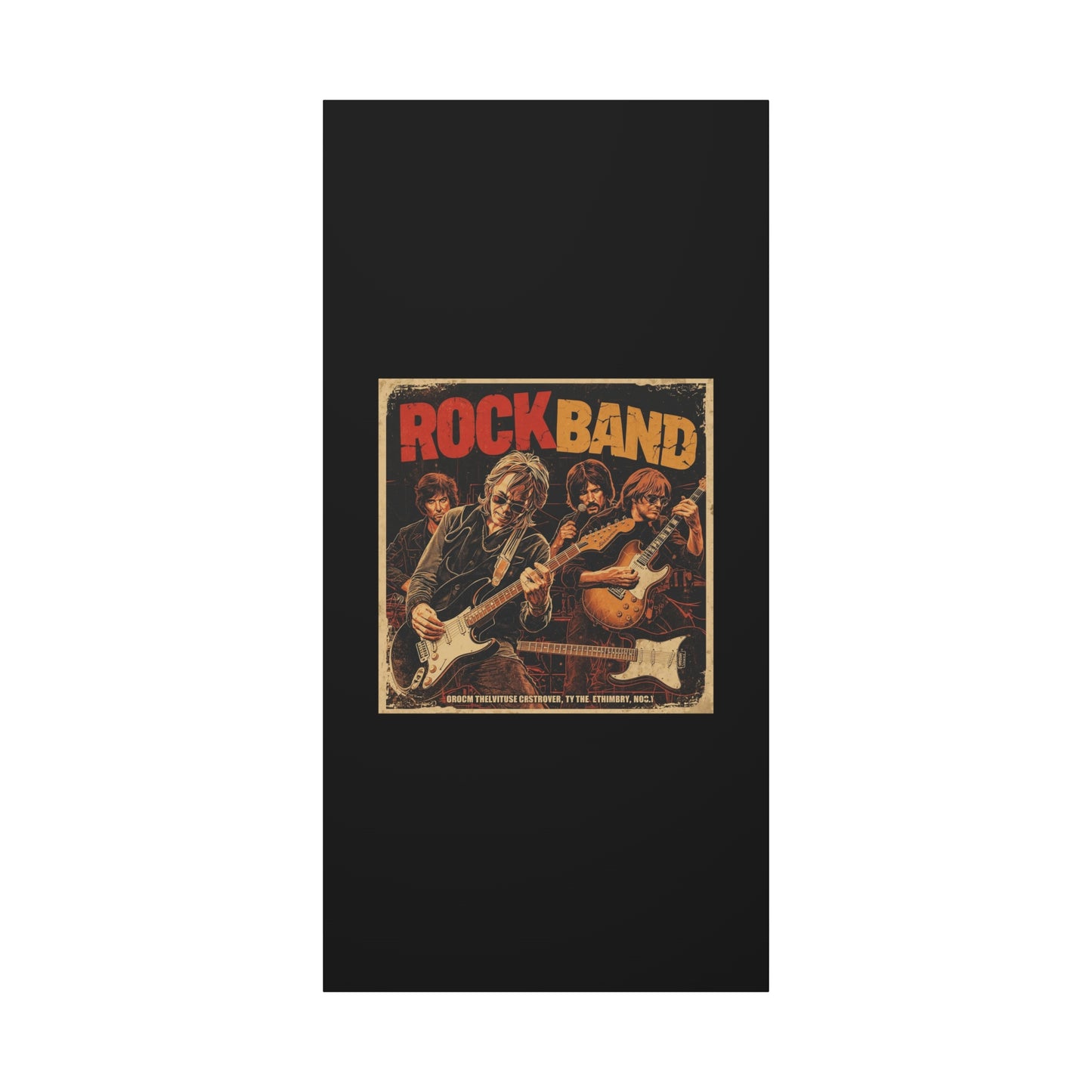 Rock Band Vintage Canvas Wall Art | Eco - Limited