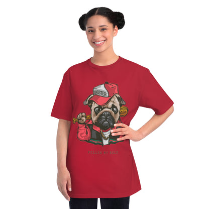Organic Gangster Pug T-Shirt | Organic-Limited