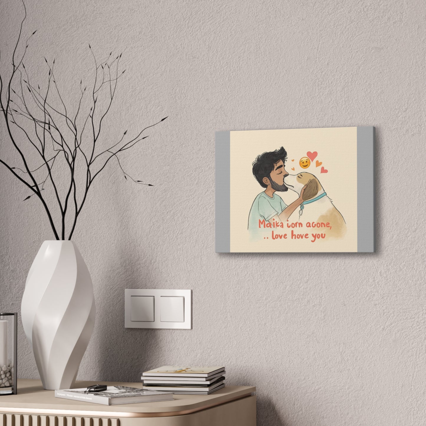 Love Never Leaves Canvas | Eco-Limited