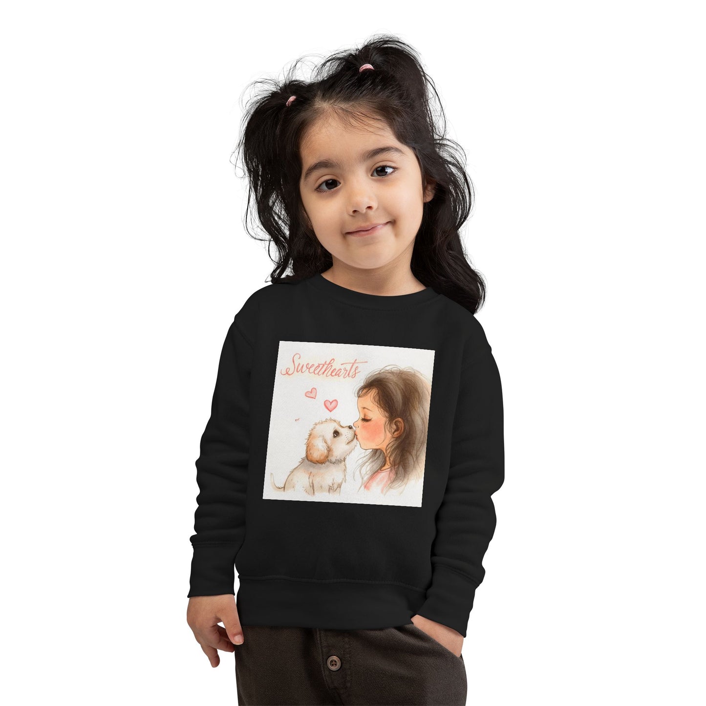 Sweethearts Puppy Moment Children Sweater | Eco-Limited