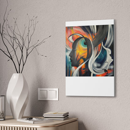 Abstract Expression Portrait Canvas | Eco-Limited