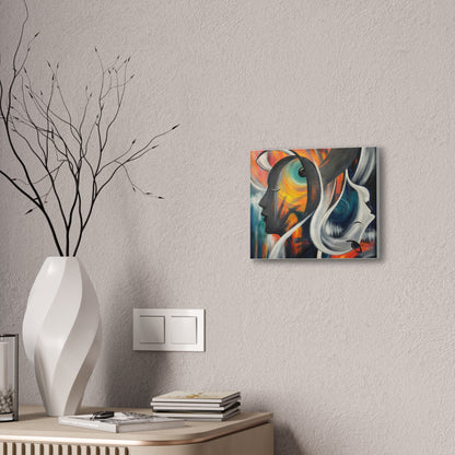 Abstract Expression Portrait Canvas | Eco-Limited