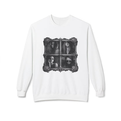 Framed Silence Portrait Sweatshirt | Eco-Limited