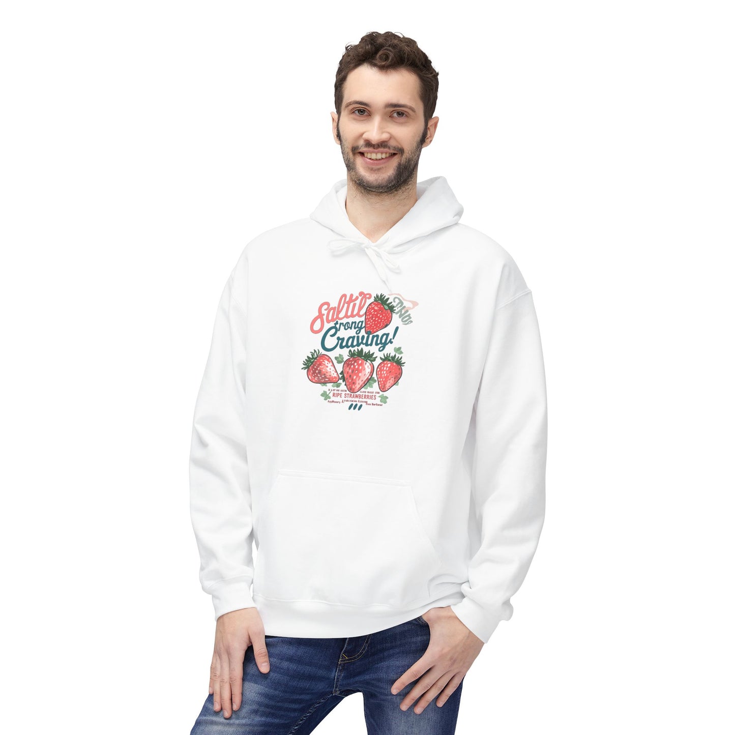 Salted Strong Craving Strawberry Graphic Hoodie | Eco - Limited