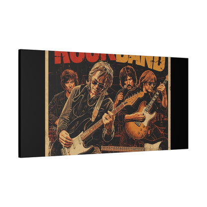 Rock Band Vintage Canvas Wall Art | Eco - Limited