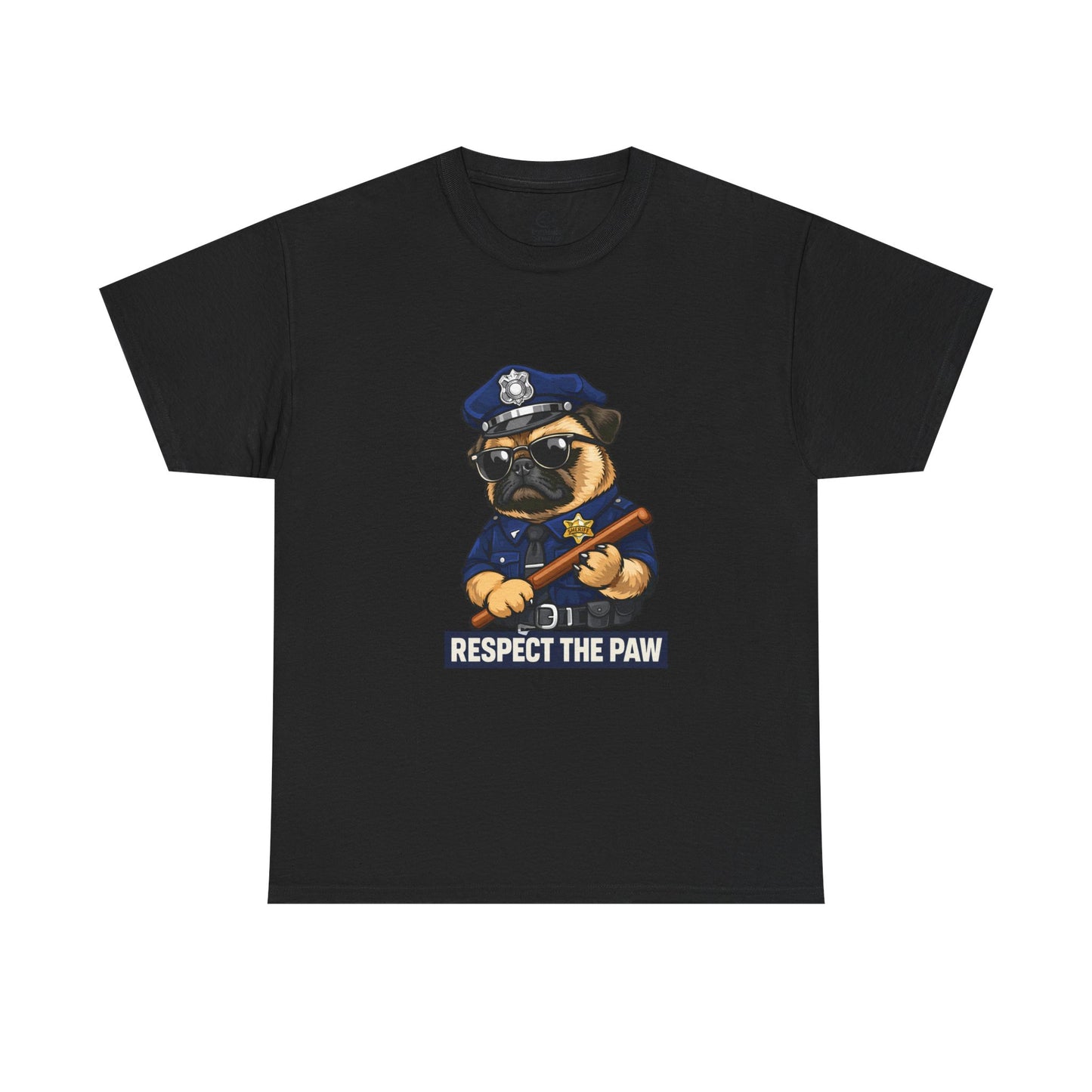 Respect The Paw K9 Officer Dog T-Shirt | Eco-Limited