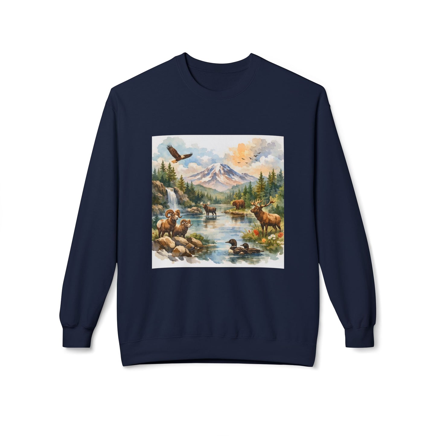 Wild American Landscape Graphic Sweater | Eco - Limited
