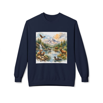 Wild American Landscape Graphic Sweater | Eco - Limited