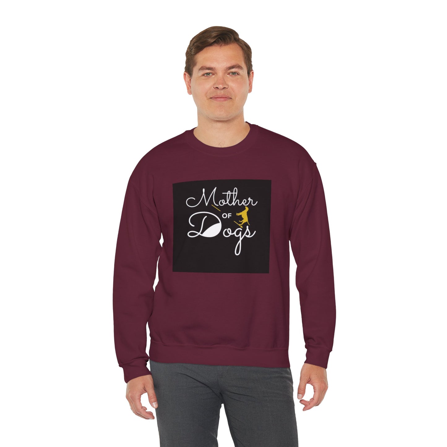 Mother of Dogs Text Graphic Sweater | Eco-Limited