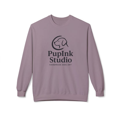 Handmade Dog Art Log Sweatshirt | Eco-Limited