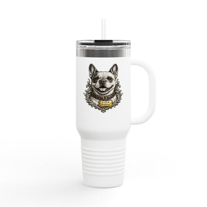 French Bulldog Emblem Stainless Steel Tumbler | Eco-Limited