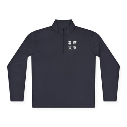 Minimal Dog Icons Zip-Up | Eco-Limited
