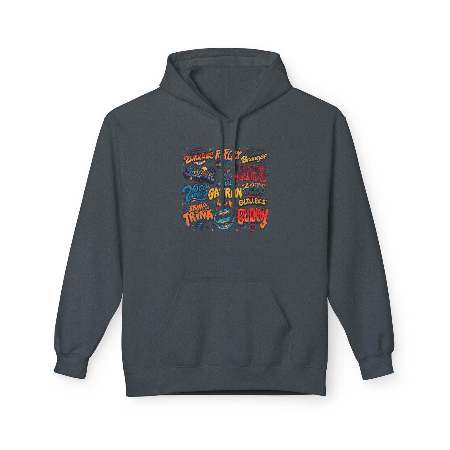 Retro Sticker Collage Graphic Hoodie|Eco-Friendly - Limited