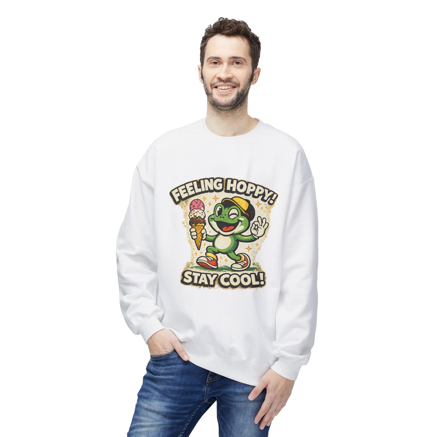 Feeling Hoppy Bootleg Graphic Sweater | Eco Limited