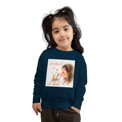 Sweethearts Puppy Moment Children Sweater | Eco-Limited