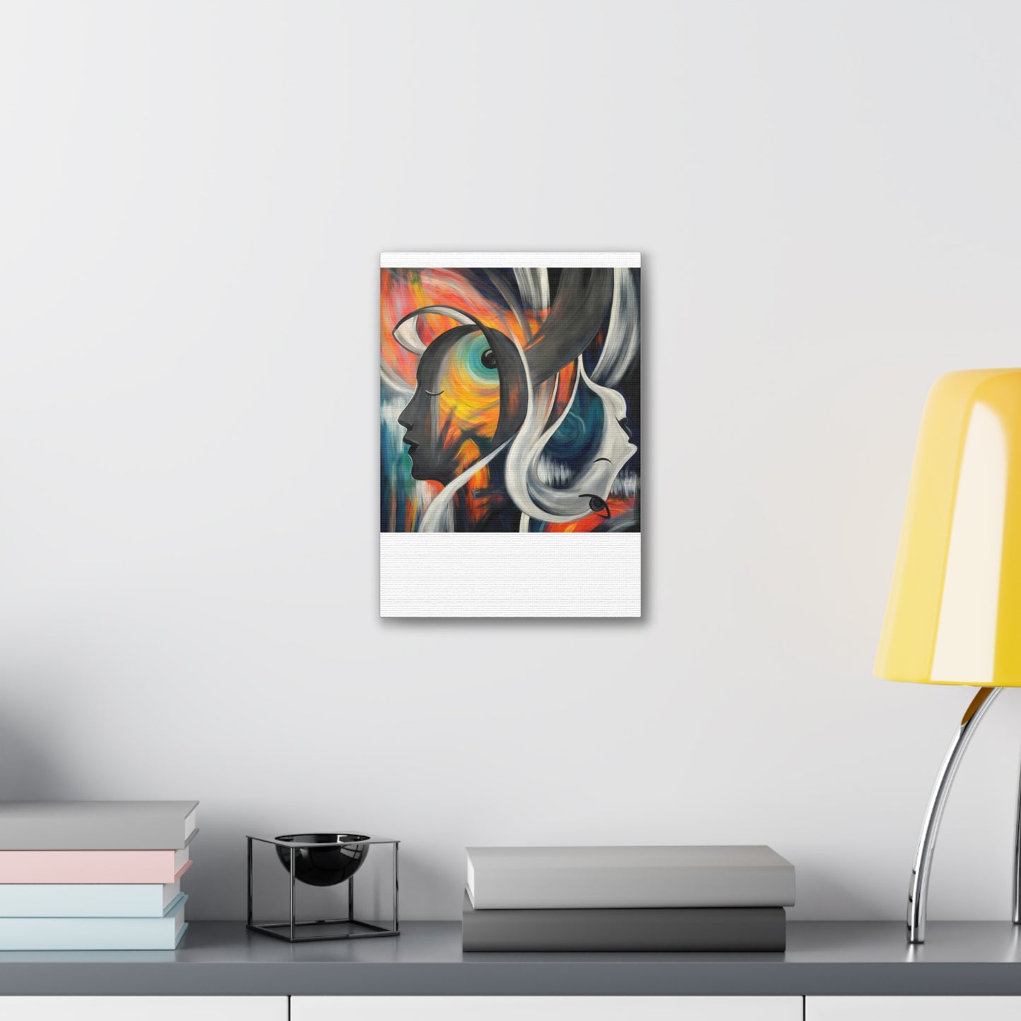 Abstract Expression Portrait Canvas | Eco-Limited