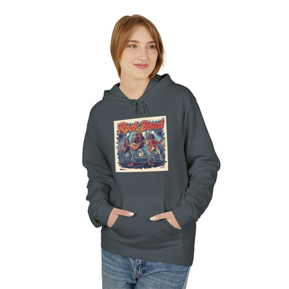 Retro Rock Band Vintage Poster Hoodie|Eco-Friendly - Limited