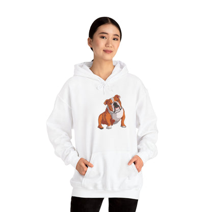 Cute English Bulldog Graphic Hoodie|Eco-Friendly - Limited