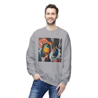 Abstract Expression Portrait Sweatshirt | Eco-Limited