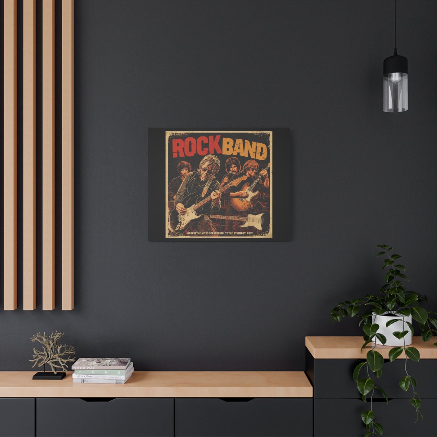 Rock Band Vintage Canvas Wall Art | Eco - Limited