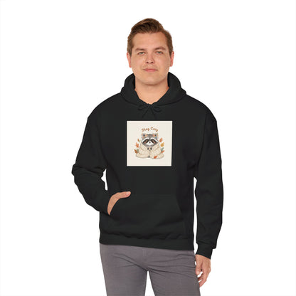 Stay Cozy Raccoon Hoodie | Eco-Limited