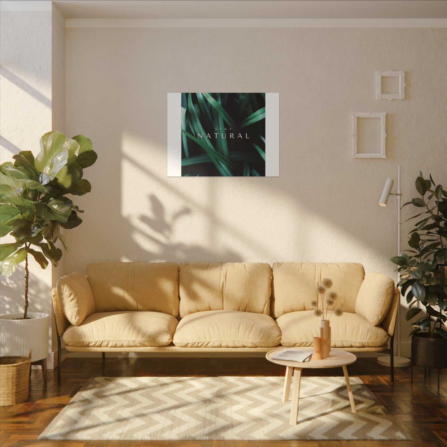 Stay Natural Botanical Canvas Wall Art