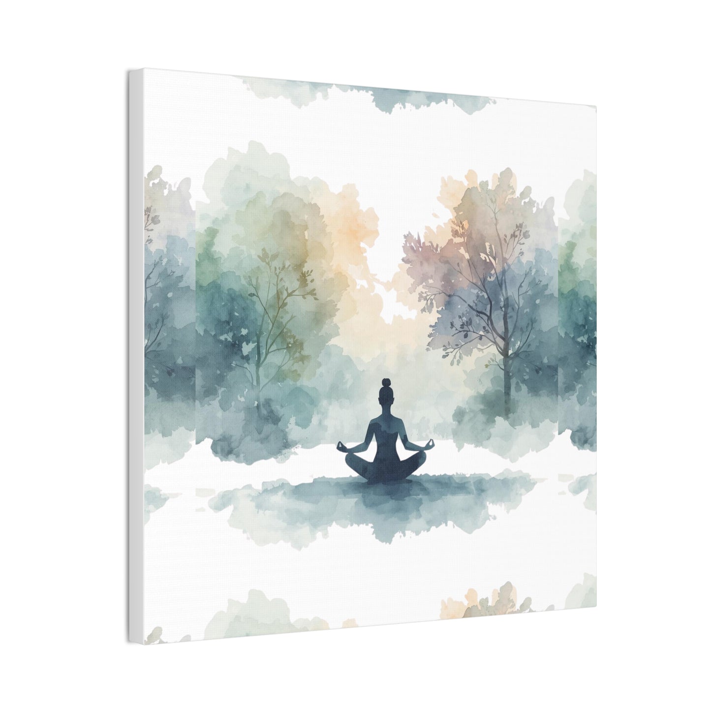 Peace Within Meditation Canvas Wall Art | Eco-Limited
