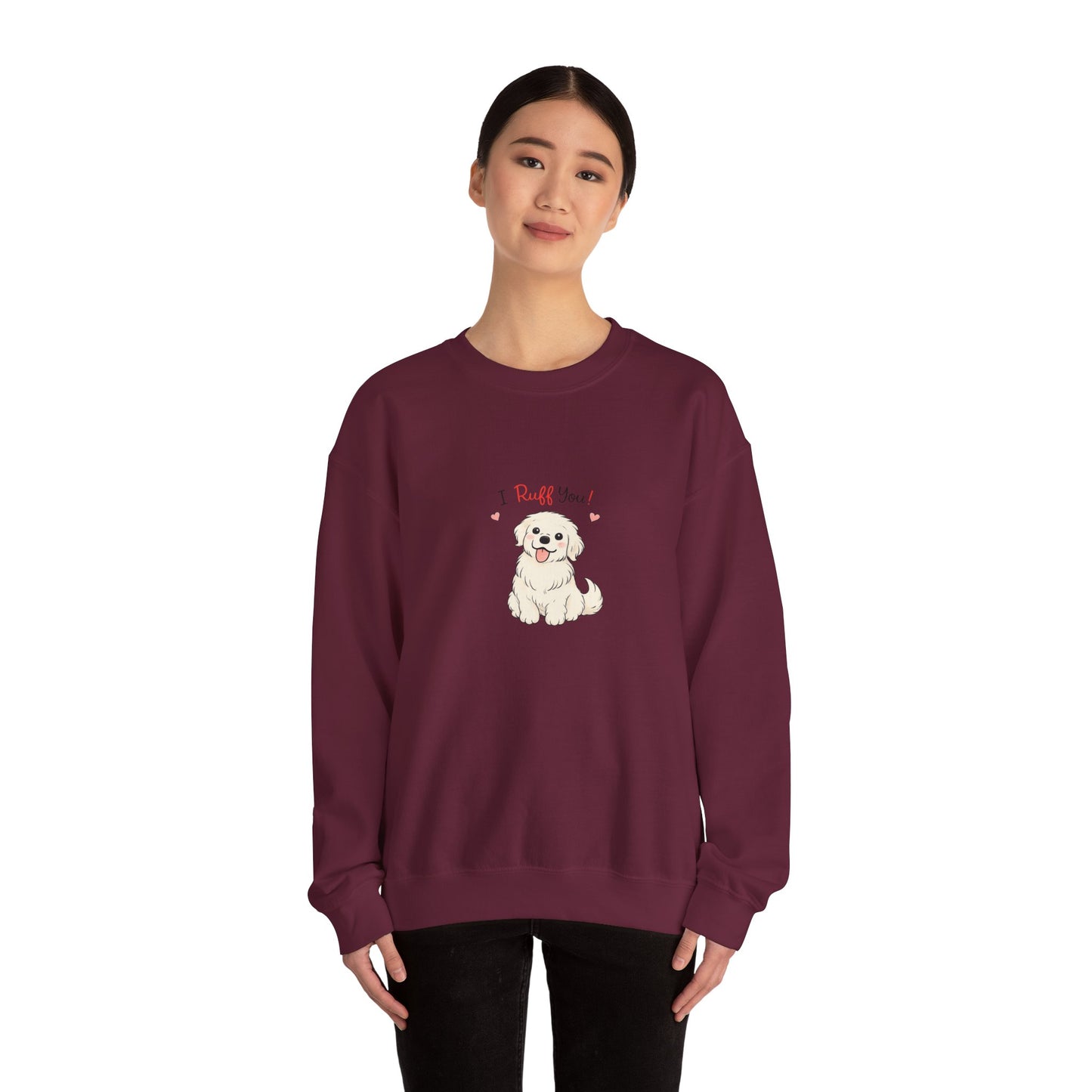 Ruff Love Puppy Graphic Sweatshirt | Eco-Limited