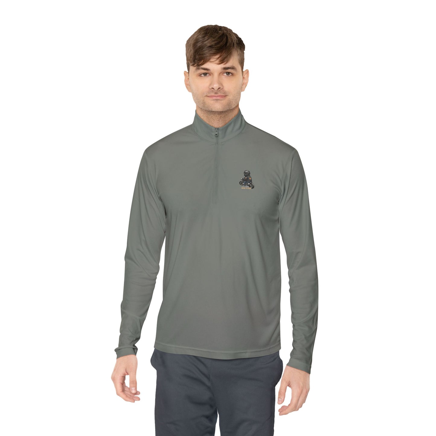 Small Dog Big Attitude Quarter Zip Pullover | Eco-Limited