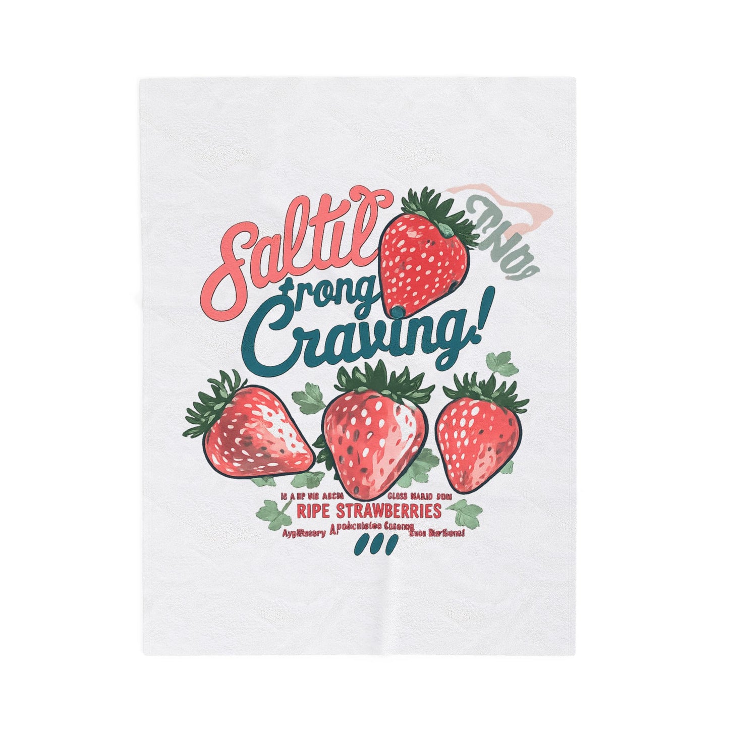 Salty &amp; Strong Strawberry Blanket | Eco-Limited