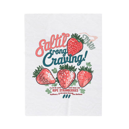 Salty &amp; Strong Strawberry Blanket | Eco-Limited