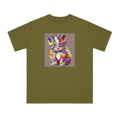 Color Pop Kitten Organic T-Shirt | Organic-Limited