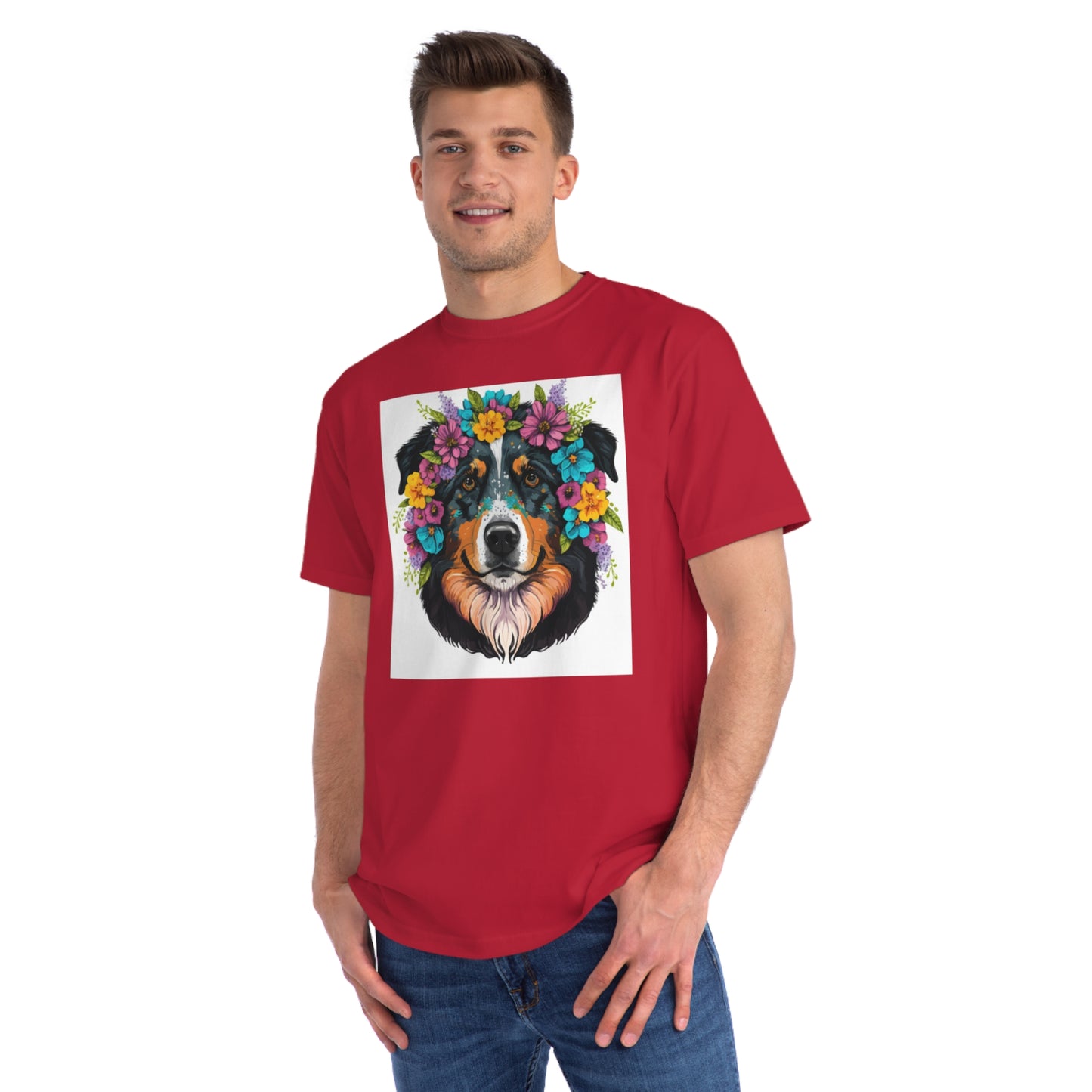Floral Soul Dog Organic T-Shirt | Organic-Limited