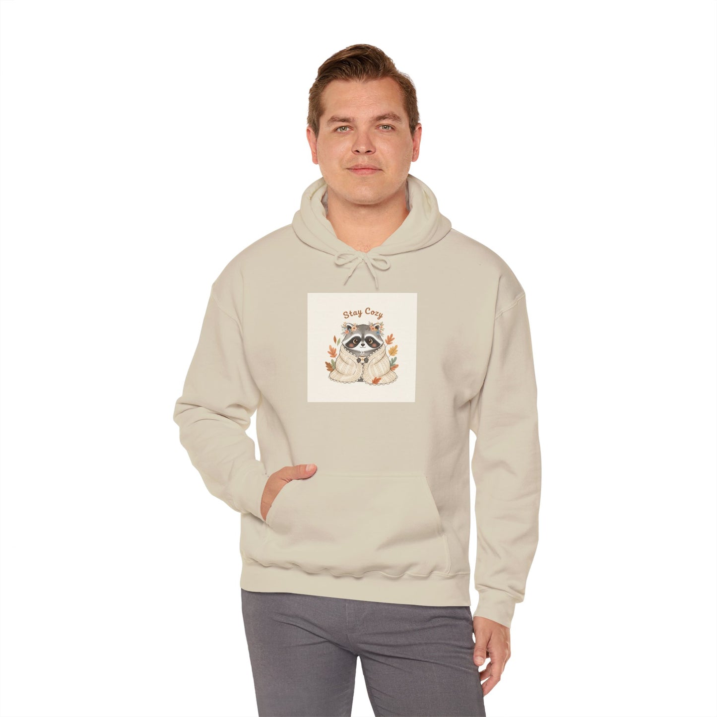 Stay Cozy Raccoon Hoodie | Eco-Limited