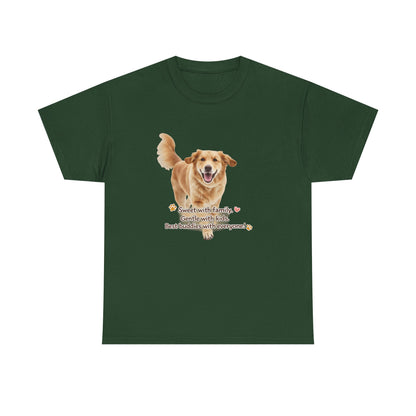 Golden Buddy Character T-Shirt | Eco-Limited