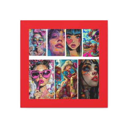 Pop Art Muse Canvas | Statement Wall Art