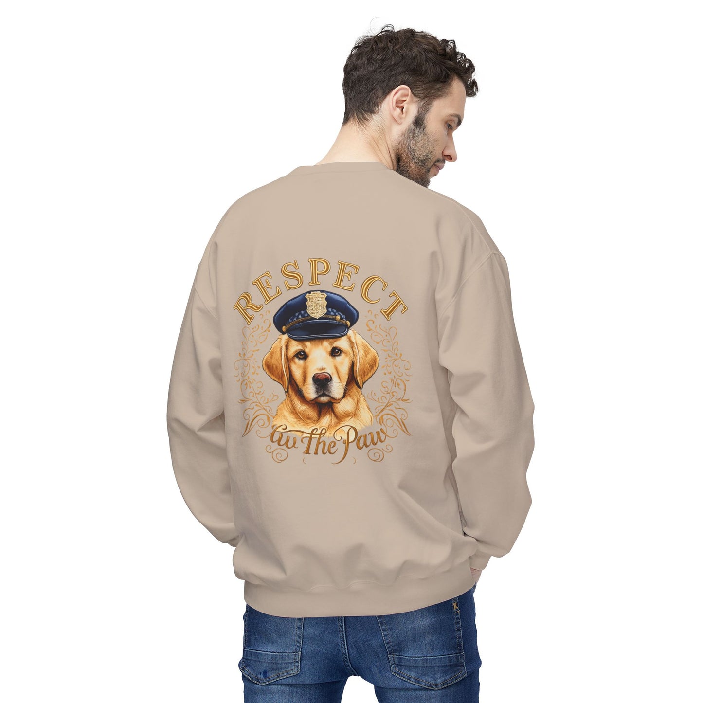 Respect The Paw Golden Retriever Sweatshirt | Eco-Limited