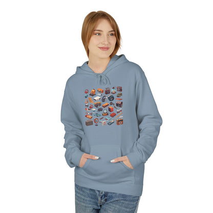 Assorted Cake & Pastry Graphic Hoodie|Eco-Friendly - Limited