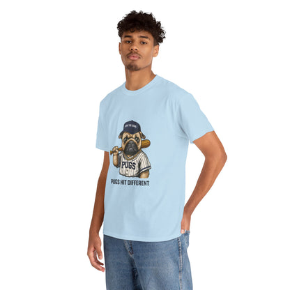 Pugs Hit Different T-Shirt | Eco-Limited