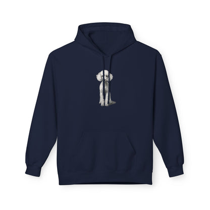 Elegant Poodle Illustration Hoodie | Eco-Limited