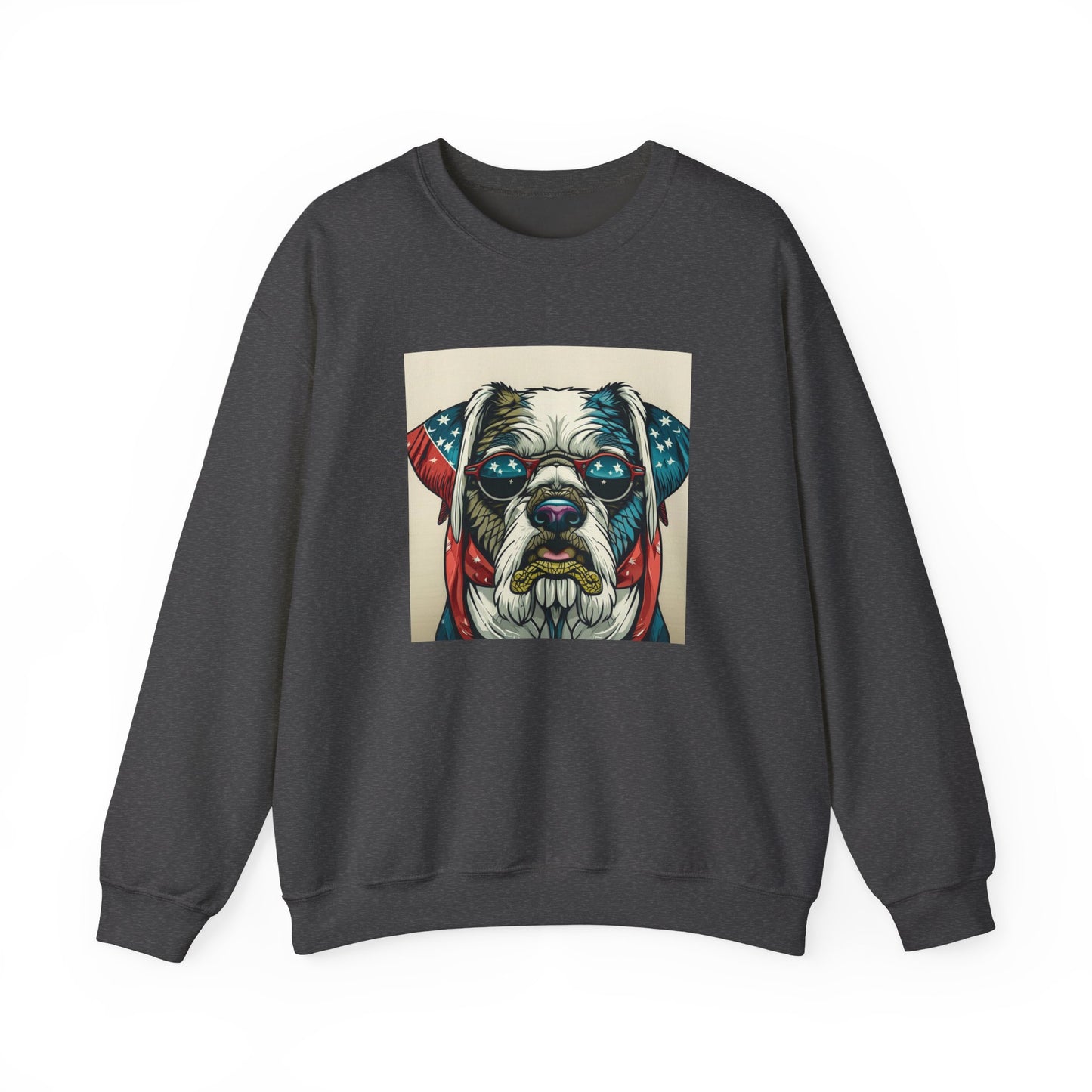 Patriot Dog Portrait Sweatshirt | Eco - Limited