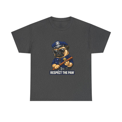 Respect The Paw K9 Officer Dog T-Shirt | Eco-Limited