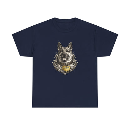 German Shepherd Ink Illustration T-Shirt | Eco-Limited