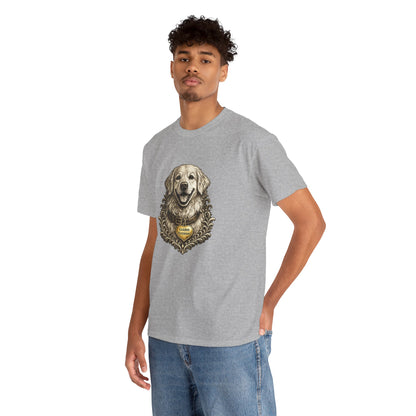 Golden Retriever Ink Illustration T-Shirt | Eco-Limited